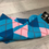 Thumbnail: Long Riding sock - light blue, blue and pink