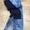 Thumbnail: 24” Stretch blue tie dye Jodhpurs