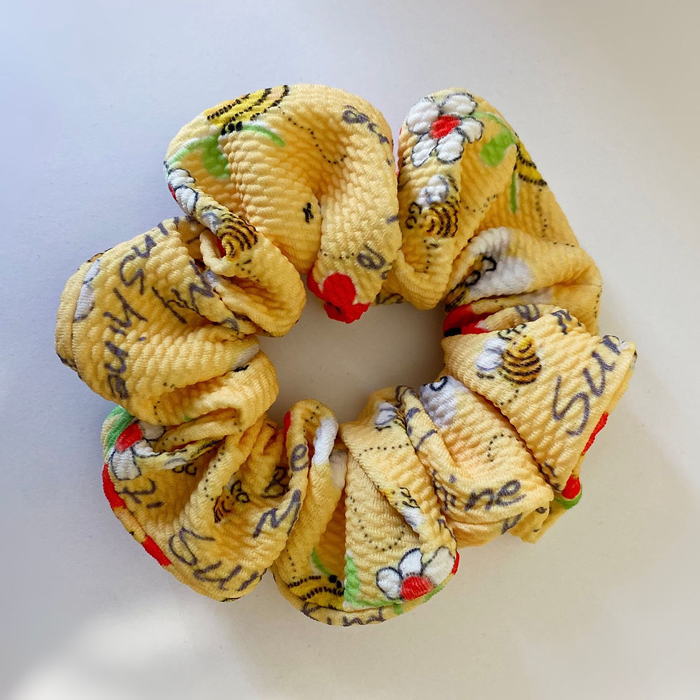 BEE Kind & BEE Brave Scrunchie
