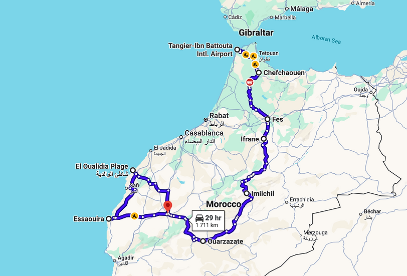 KLASIKINIS MAROKAS - NUO TANŽERO IKI SACHAROS PER KARALIŠKUS MIESTUS