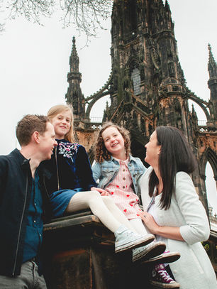 Spring Family Session, Princes Street Gardens, Edinburgh