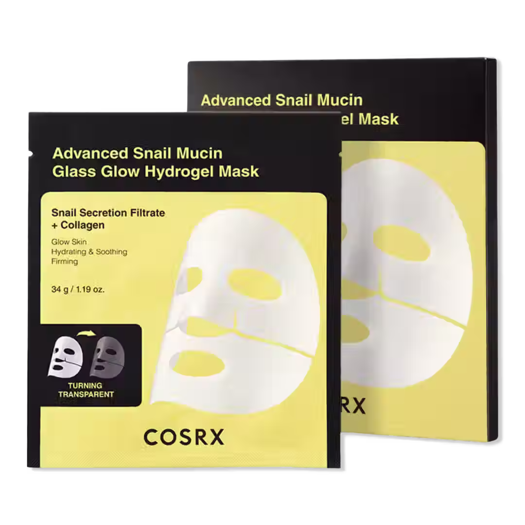 Advanced Snail Mucin Glass Glow Hydrogel Mask