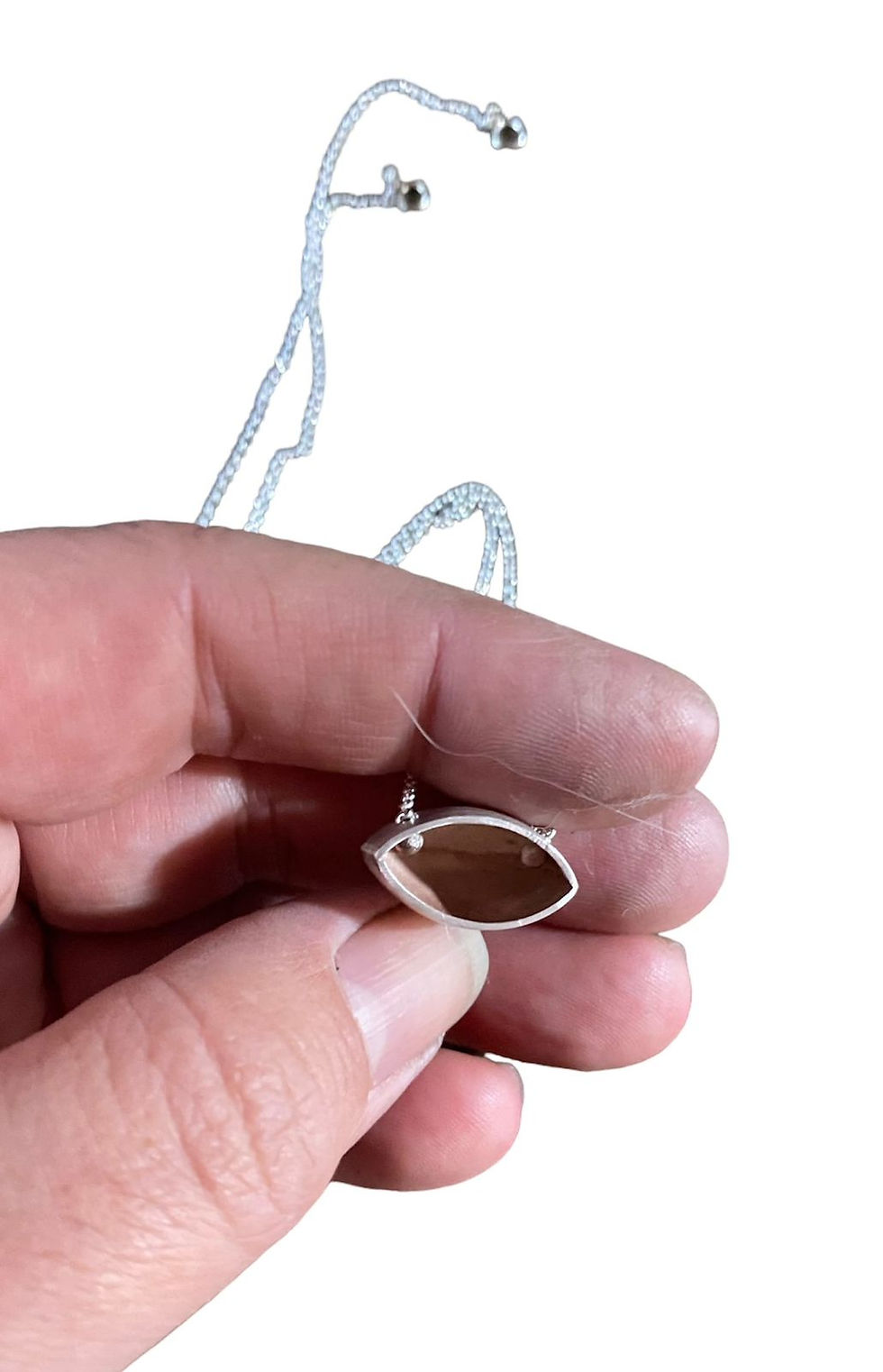 Miniatura: Colar Difusor de Prata Cesta de Bruxa