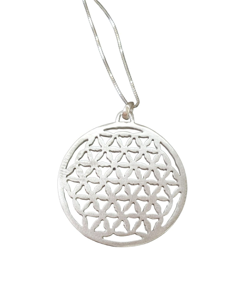 Pingente em prata 950 Flor da Vida