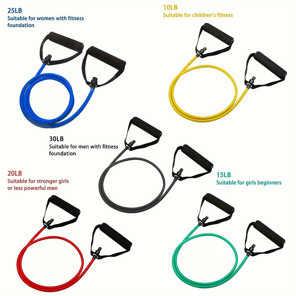 Miniatura: Resistance Bands With Handles Exercise Bands Workout Bands With Handles For Men 