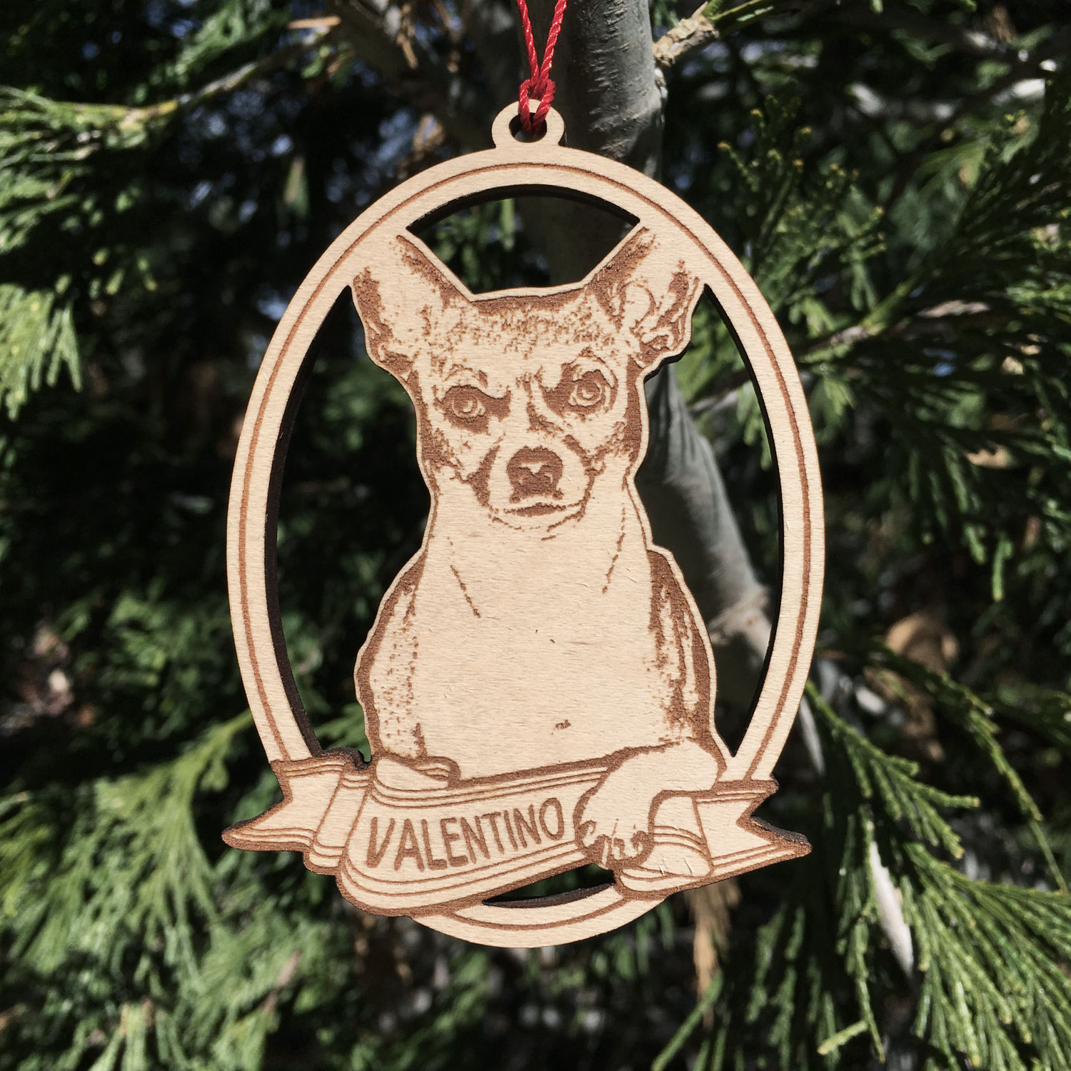 3.5" Custom Photo Ornament