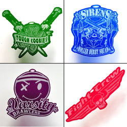 LA Derby Dolls Team Ornaments