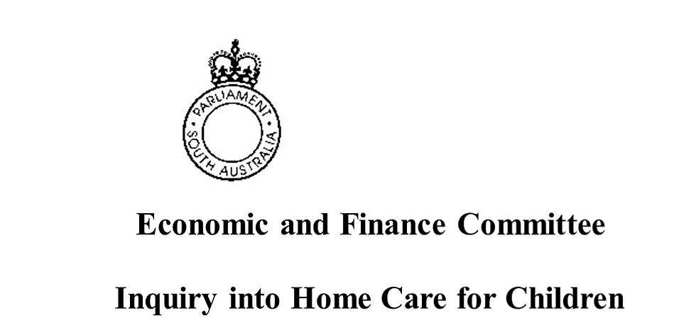 Submissions are now closed for the Parliamentary Inquiry into Home Care for Children and Young People