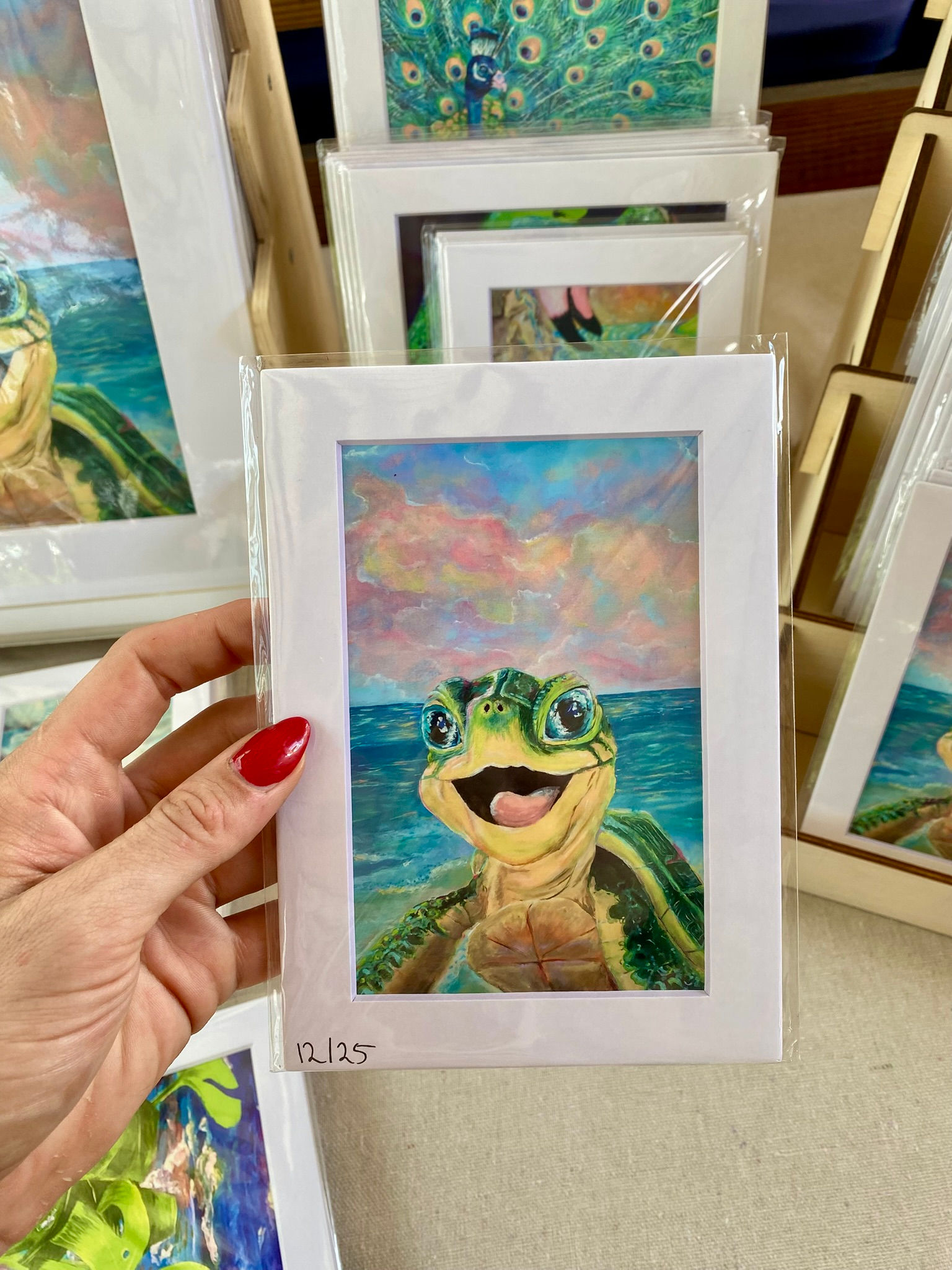 Happy Turtle original coastal home decor