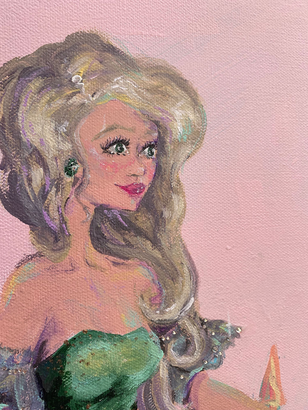 Thumbnail: Palm Beach Peacock Walk original 32x48” 