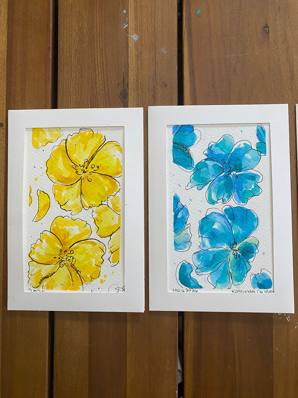 Thumbnail: PREORDER Set of Floral Watercolor Cards