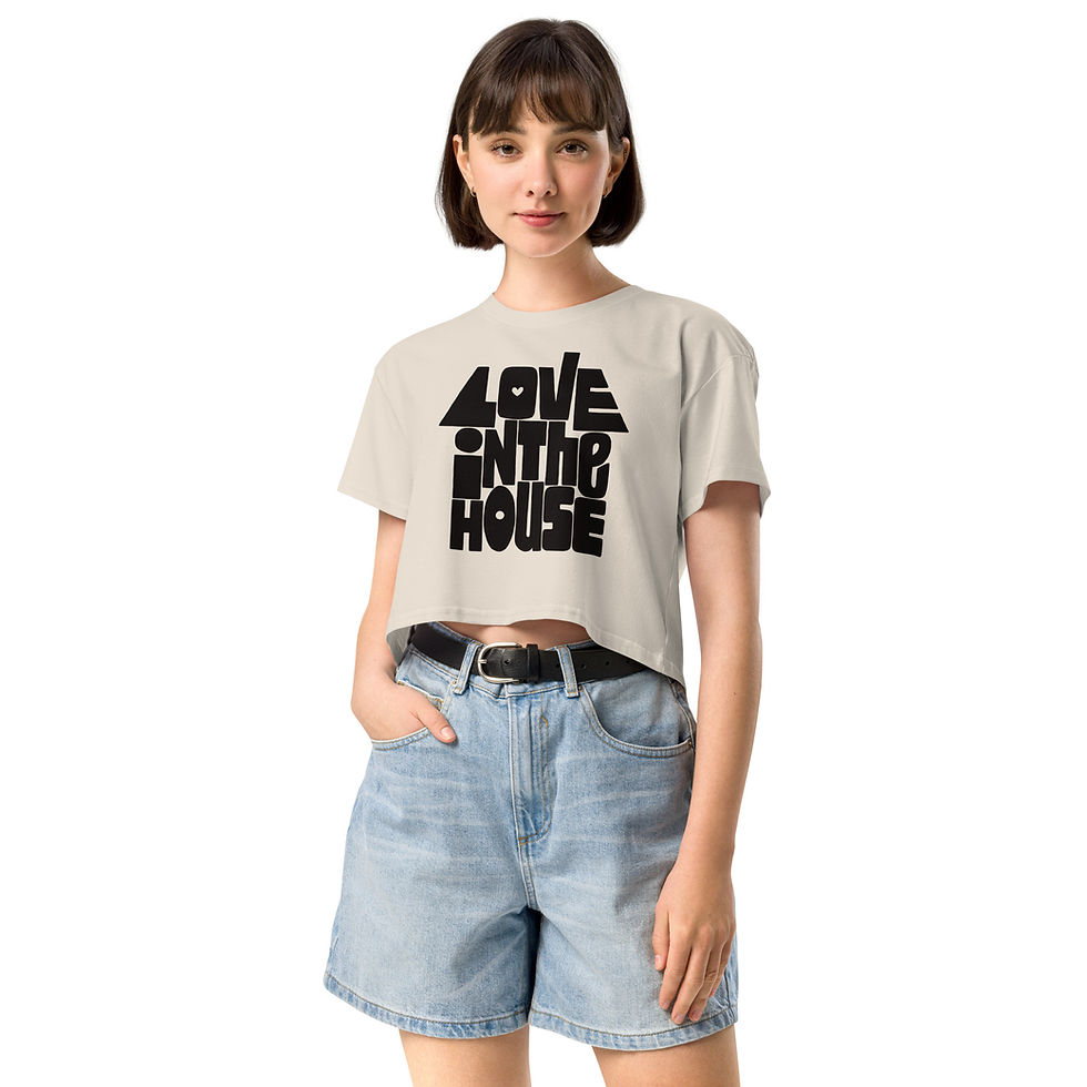 Thumbnail: Love In The House Crop Tee