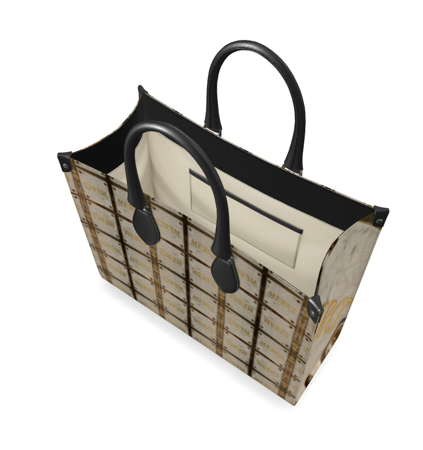 Miniature : The Judith Elizabeth Leather Shopper in "Merci"