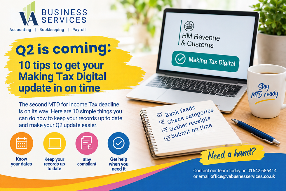 Q2 is Coming: 10 Tips to Get Your Making Tax Digital Update In On Time