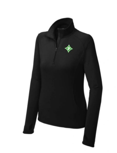 Ladies Pickens Diamond P Pullover 1/4 Zip