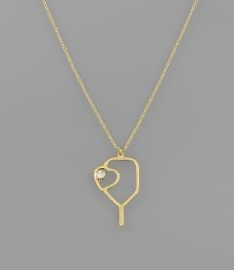 Love Pickleball Necklace