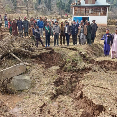 Landslide Damages 13 Houses In Jammu And Kashmir, Affected Families Shifted 
