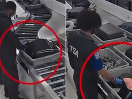 US Airport Officers Caught On Camera Stealing Money From Passengers' Bags 