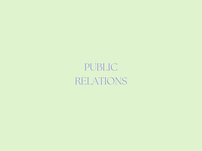 Public Relations 