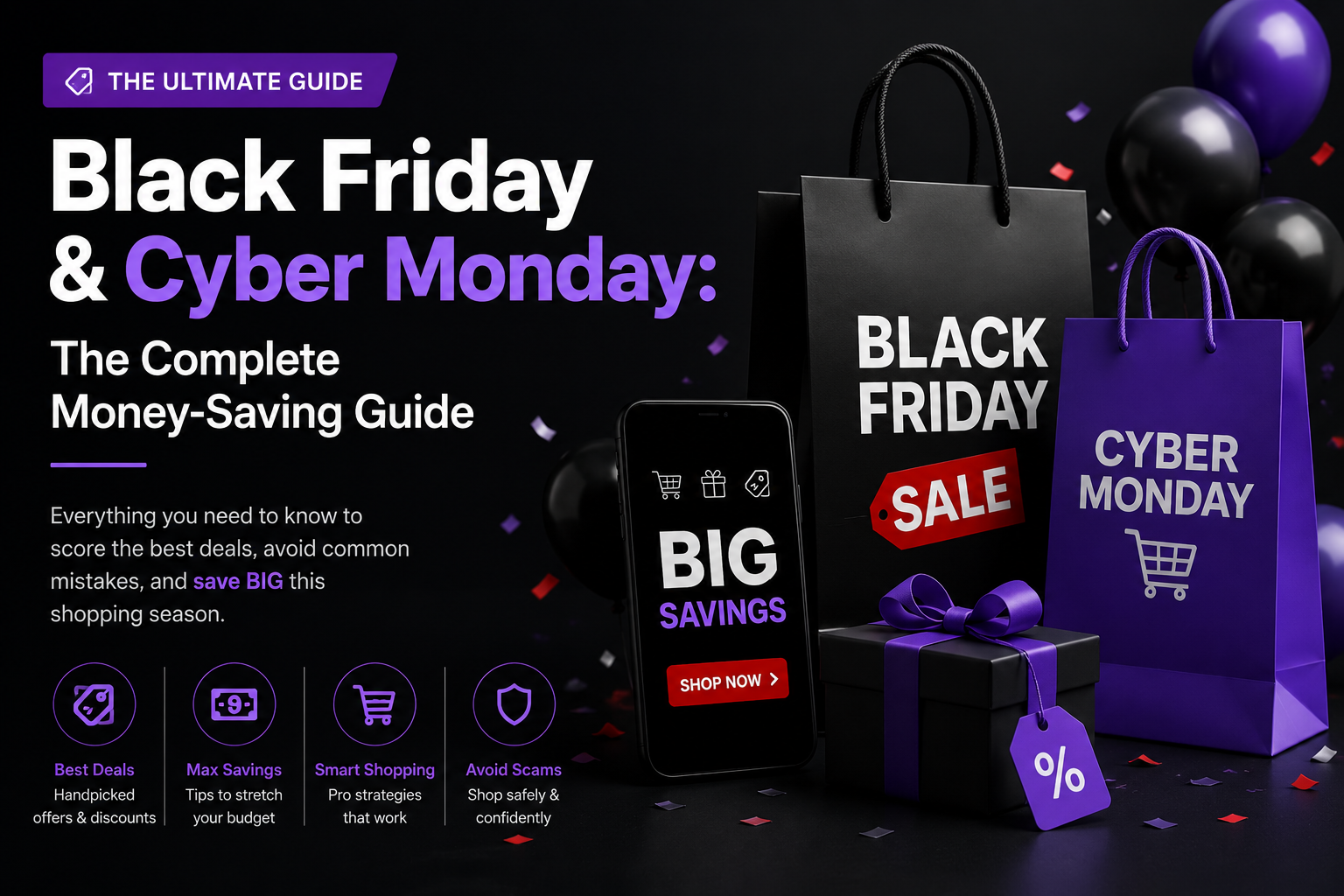 Black Friday and Cyber Monday: The Complete Money-Saving Guide