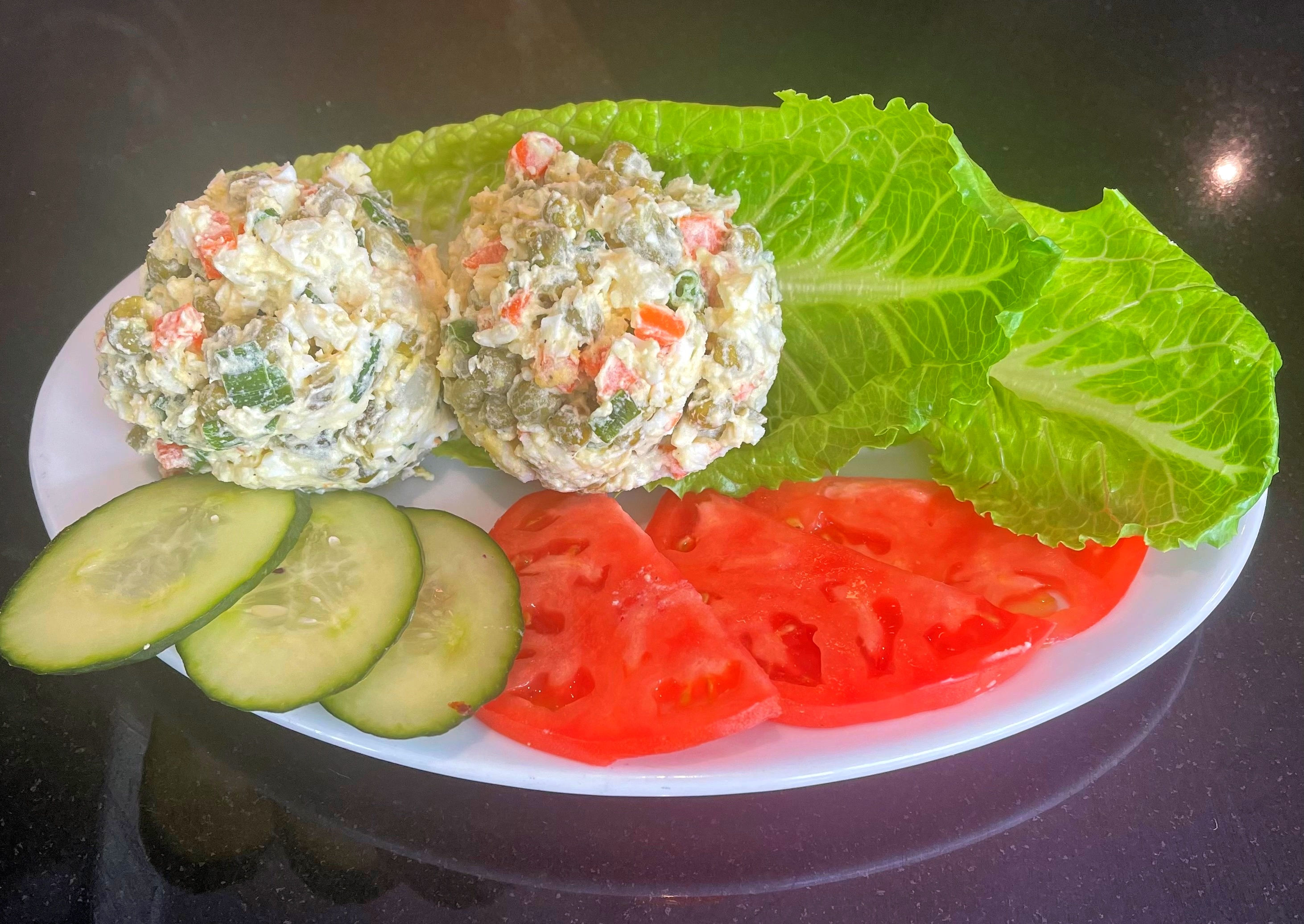 Vegetarian Olivier Salad