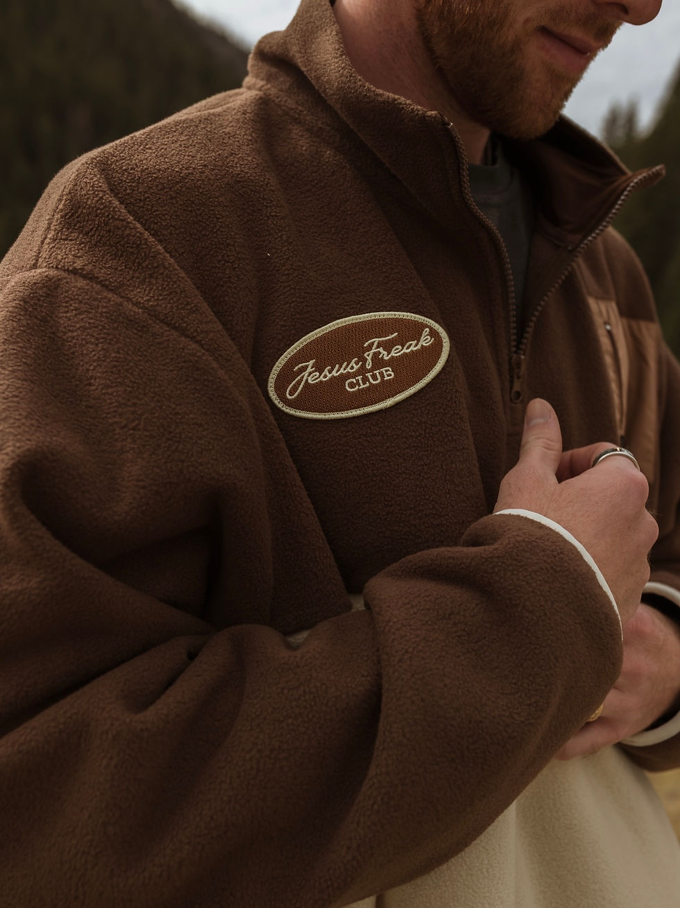 Thumbnail: Jesus Freak Club Fleece Quarter-Zip