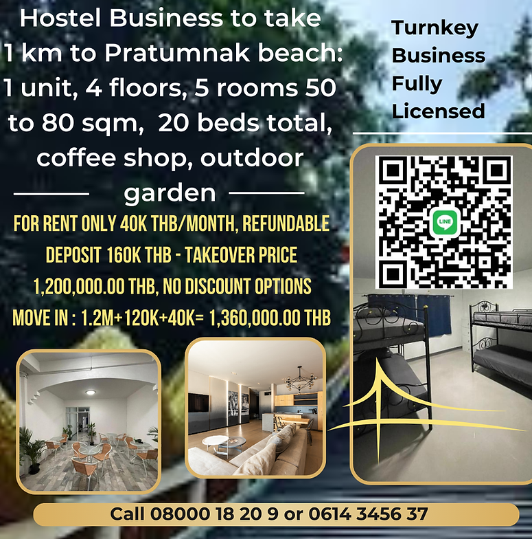 Hostel Business to take over in Pratumnak.png