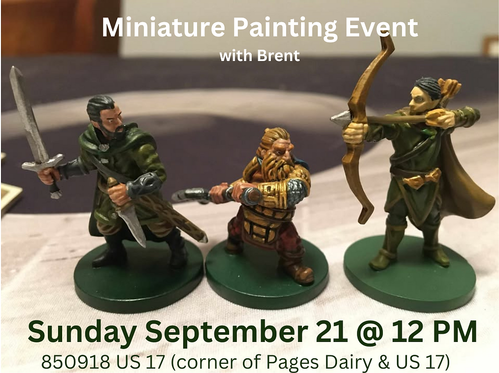 Miniature Painting Event