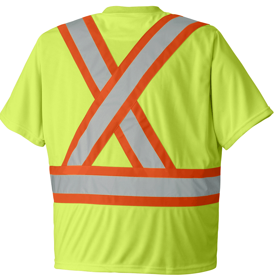 Thumbnail: Pioneer Hi Vis Safety Shirt - Birdseye Poly
