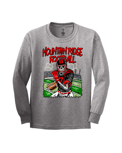 Mountain Ridge Football Skeleton Tee | The Fitted Joint