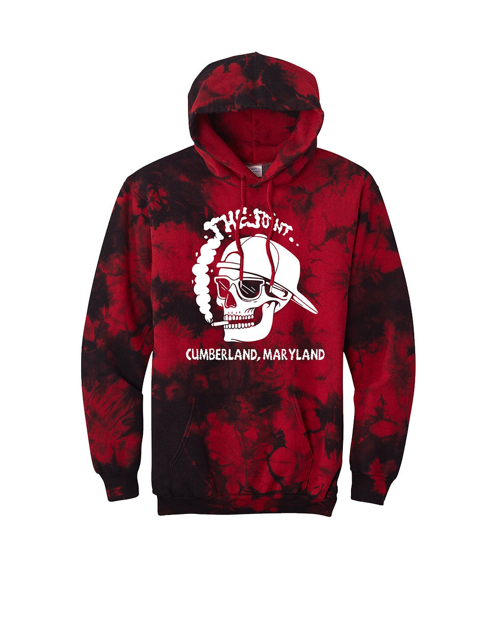 Thumbnail: Smoking Skull Tie Dyed Hoodie