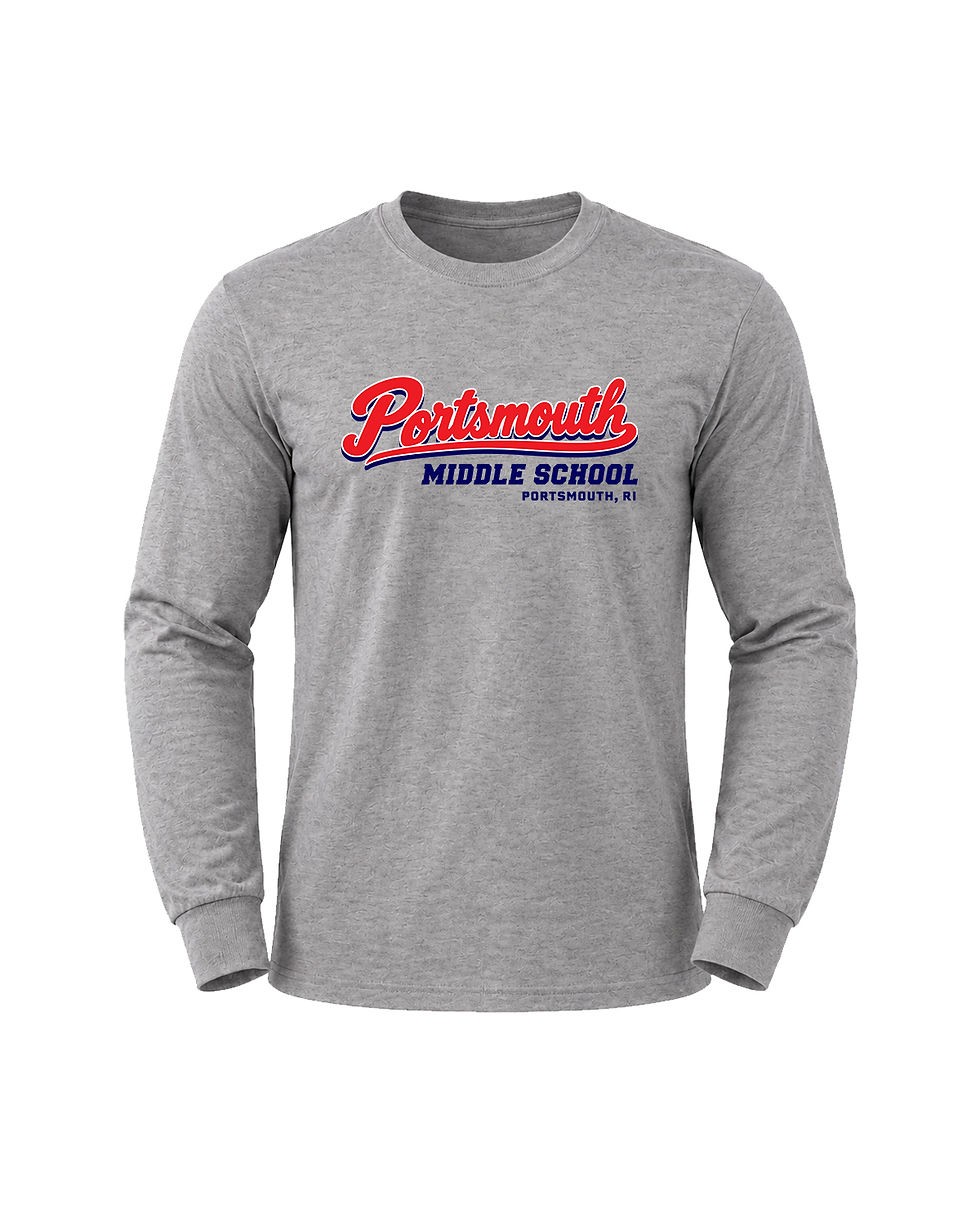 Thumbnail: Portsmouth Middle Script L/S Tee