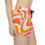 Thumbnail: Orange wavy style Women's Casual Shorts (AOP)
