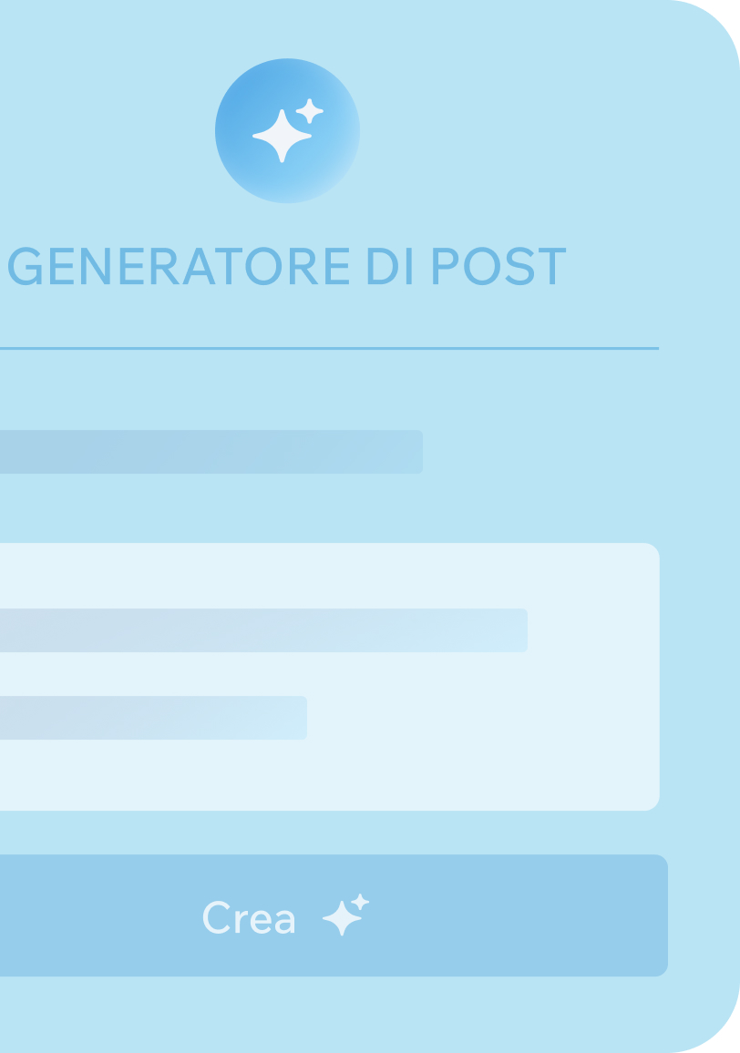 Creazione di un post del blog con Wix usando l’AI.