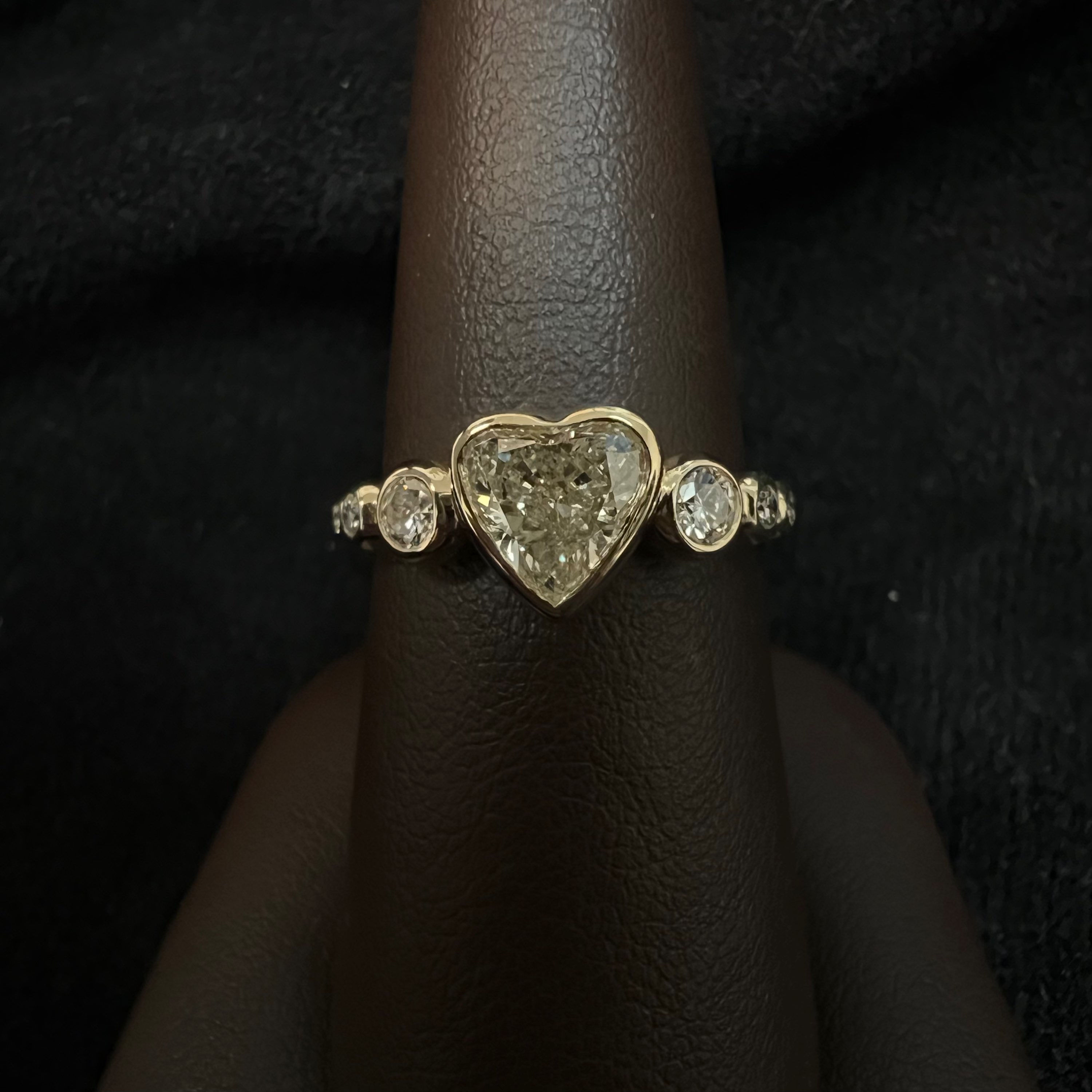 Heart Engagement Ring
