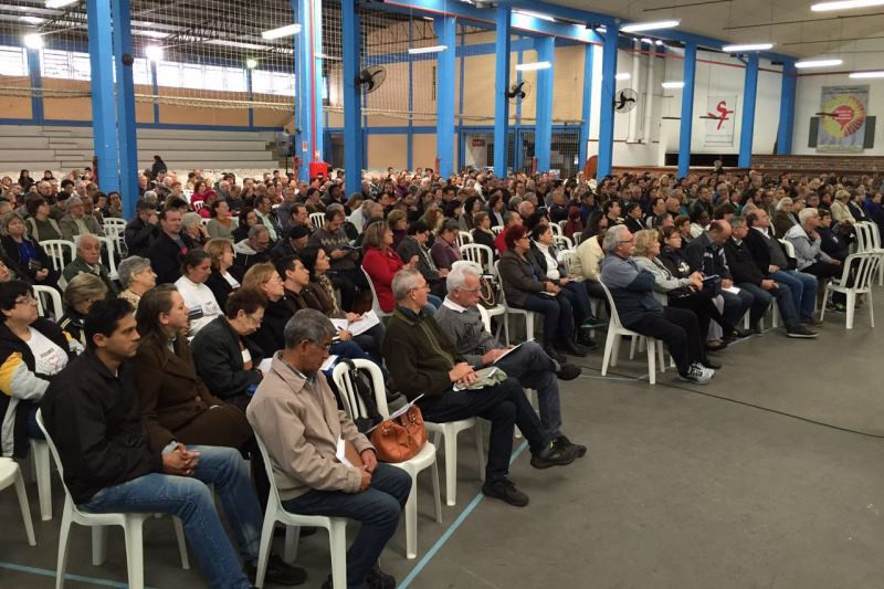 Grande grupo participou da formação no último sábado. Foto: Pe. Luís Francisco Ledur