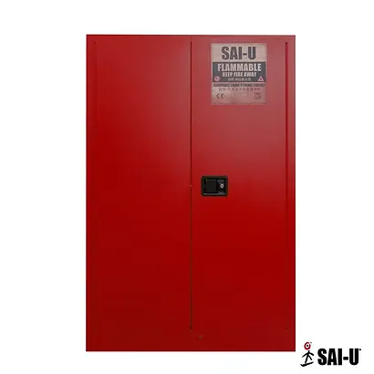 SC0045R-45 gallon red hazmat cabinet