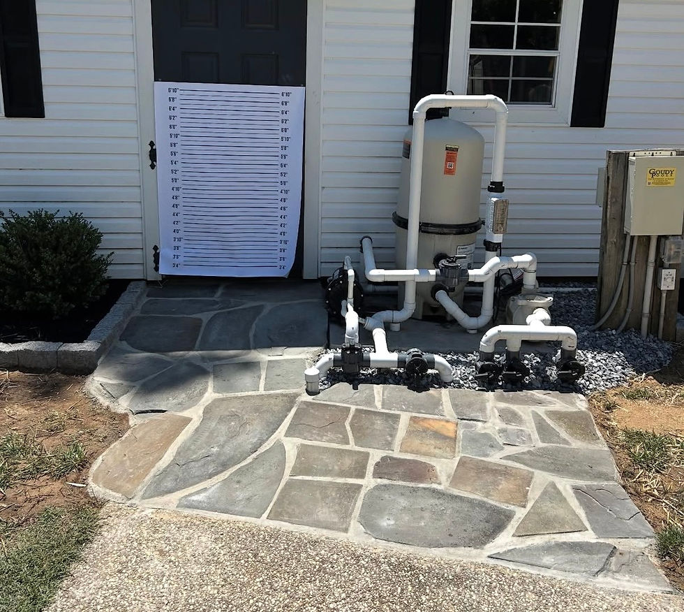 Stone patio installation - Arnold MD