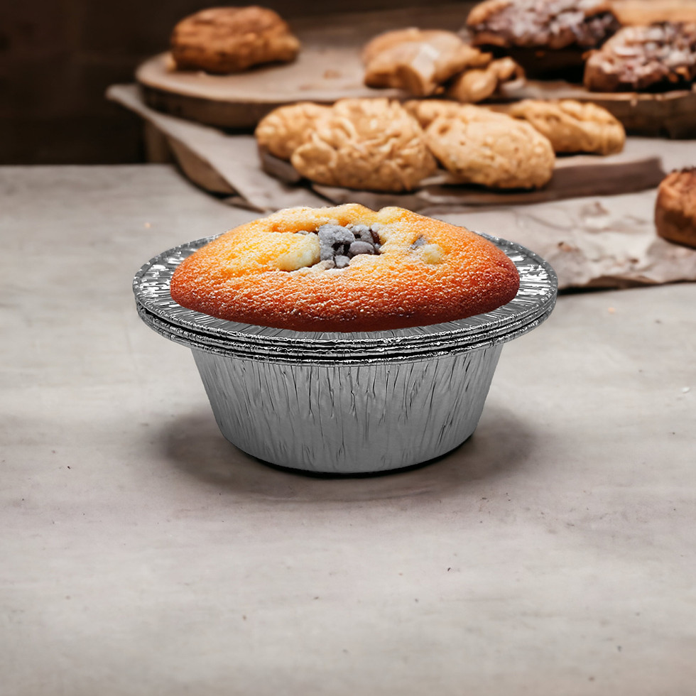 Thumbnail: Round Foil Cake Cases (Qty per case: 4000)
