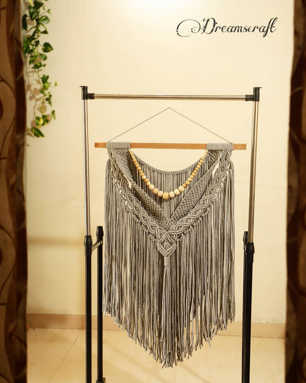 Macrame Grey Tapestry