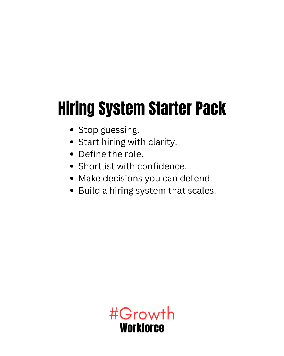 Hiring System Starter Pack™