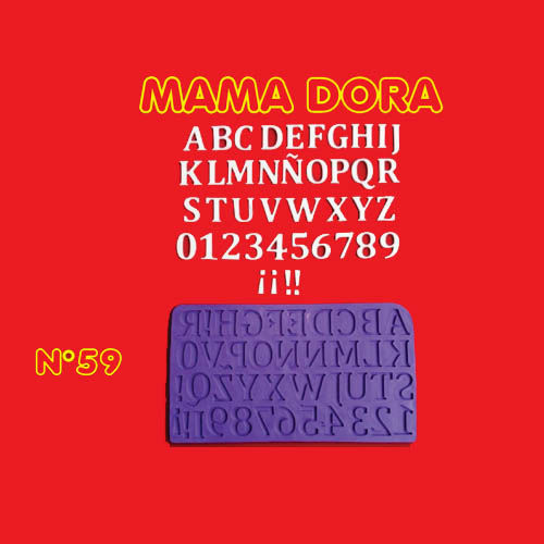 Mama Dora Mold - Lace #59