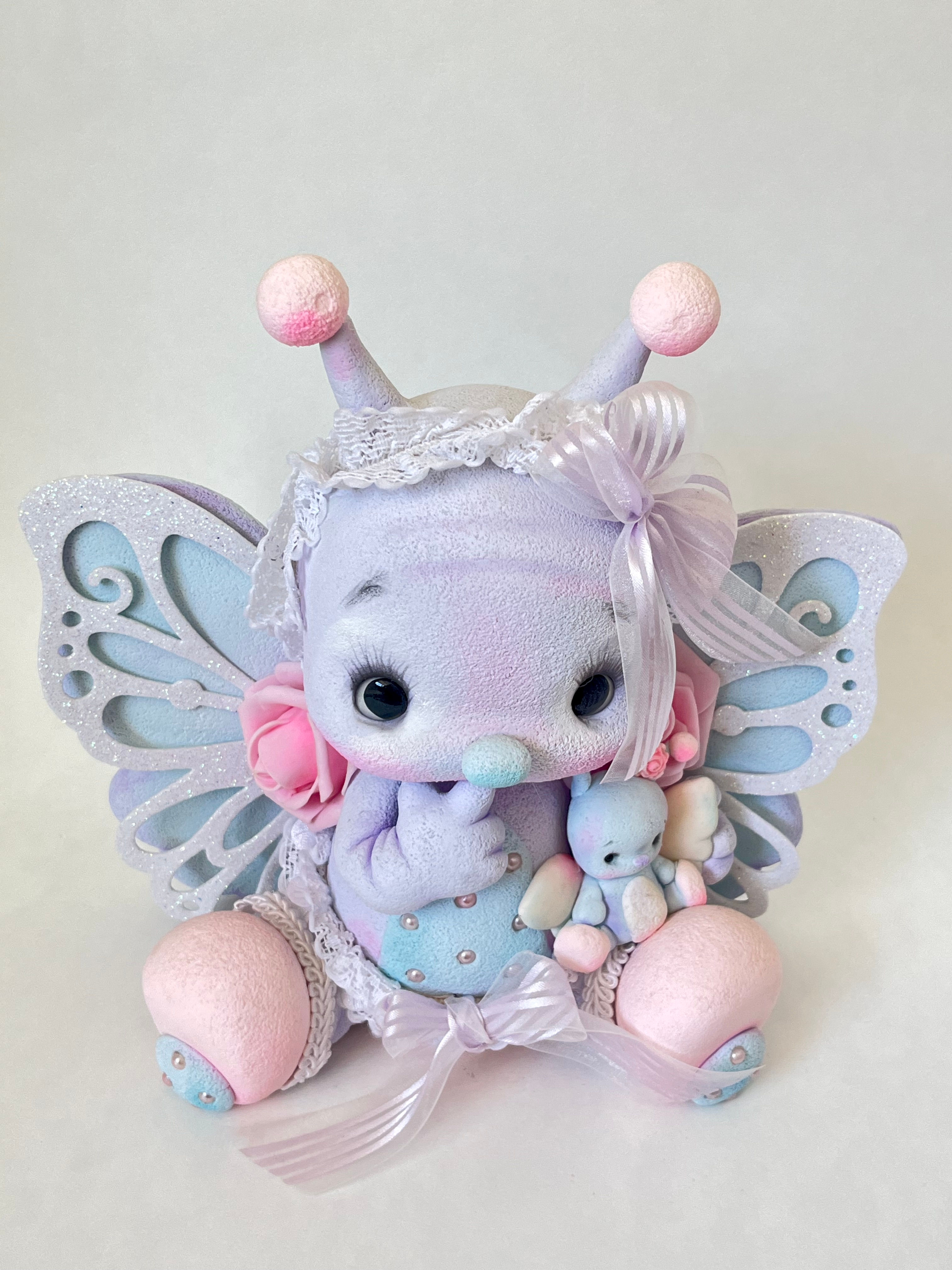 Unique Handmade Figure by Leticia Suarez del Cerro -Bee with wings