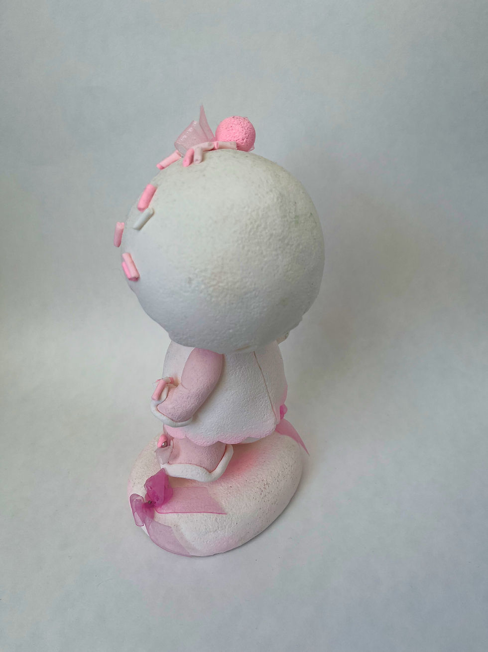 Thumbnail: Unique Handmade Figure by Leticia Suarez del Cerro -Snow woman