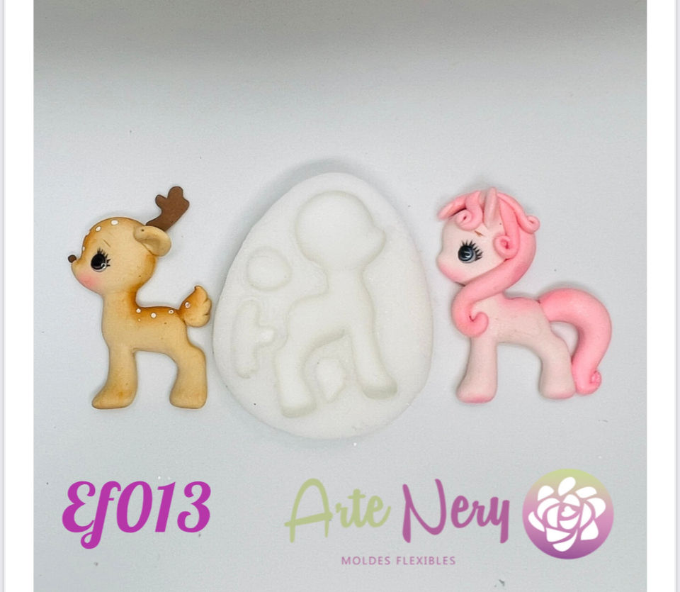 Arte Nery Mold - Erica Ferrari - EF013 Pony-Reindeer