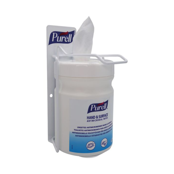 Miniatyrbilde: PURELL® Antimikrobielle hånd- og Overflateservietter 270 Teller Beholder