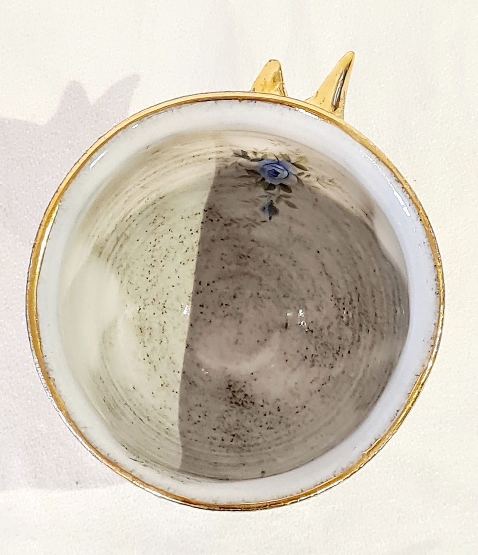 Krus med Blå Rose