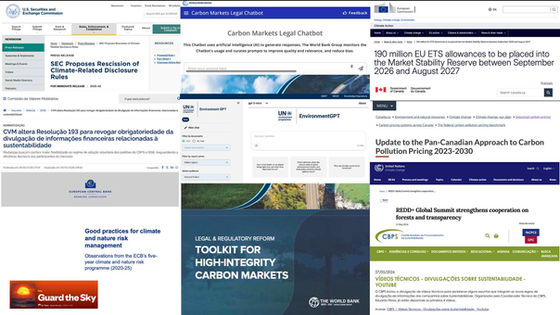22nd week CCM 2026. Week of AI solutions; Climate chatbots: World Bank and UNEP; REDD+ cooperation; Canada raises prices; OECD finance; EU tightens MSR; ECB risks; CBPS videos