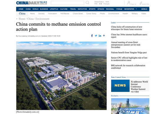 Carbon World News: China unveils methane cutting plan.