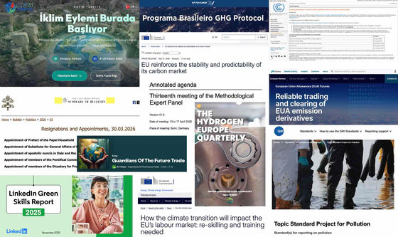 14th Week CCM 2026. Article 6.4 advances, CDM ending; EU ETS post-2030; Nasdaq launches carbon futures; LinkedIn & green skills; Carlos Nobre appointed; GRI, COP31, GHG Protocol and hydrogen in Europe